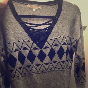 Gilded intent sweater